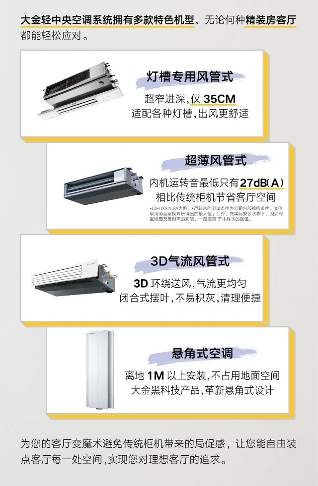 大金客廳中央空調(diào)系列